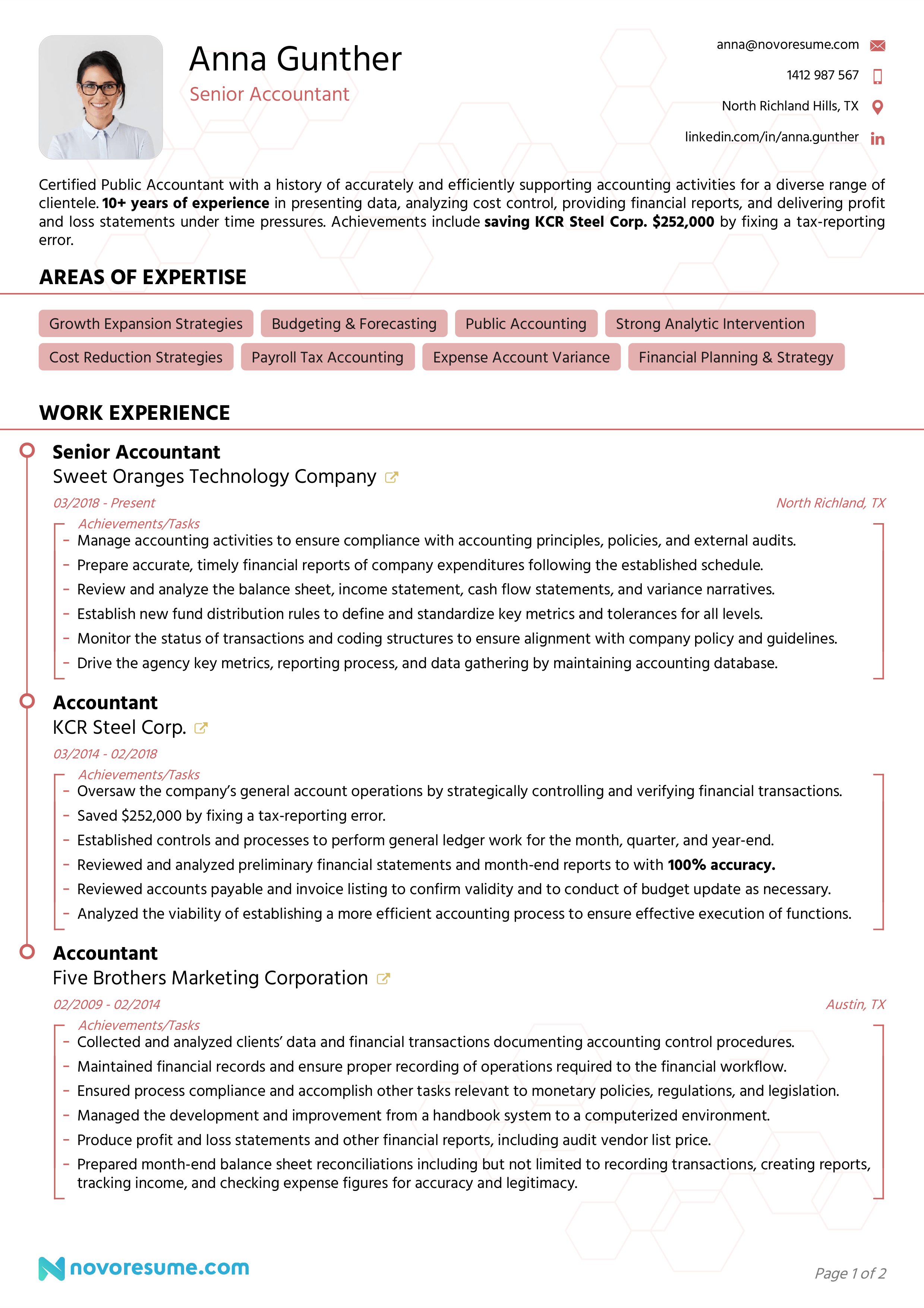 accountant resume