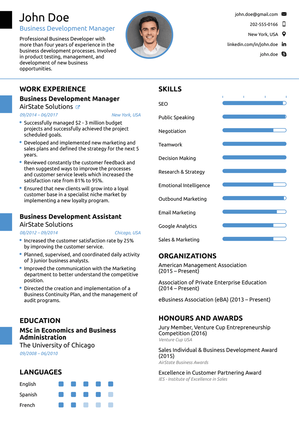 professional resume template high school