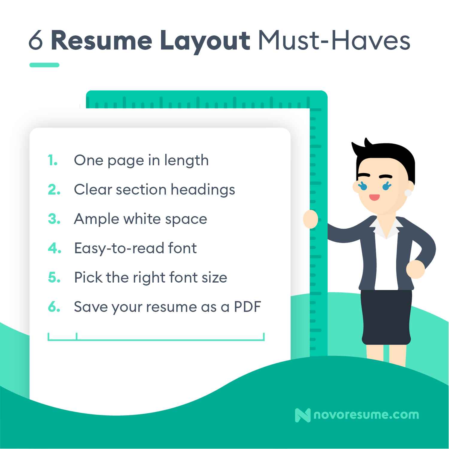 resume layout must haves