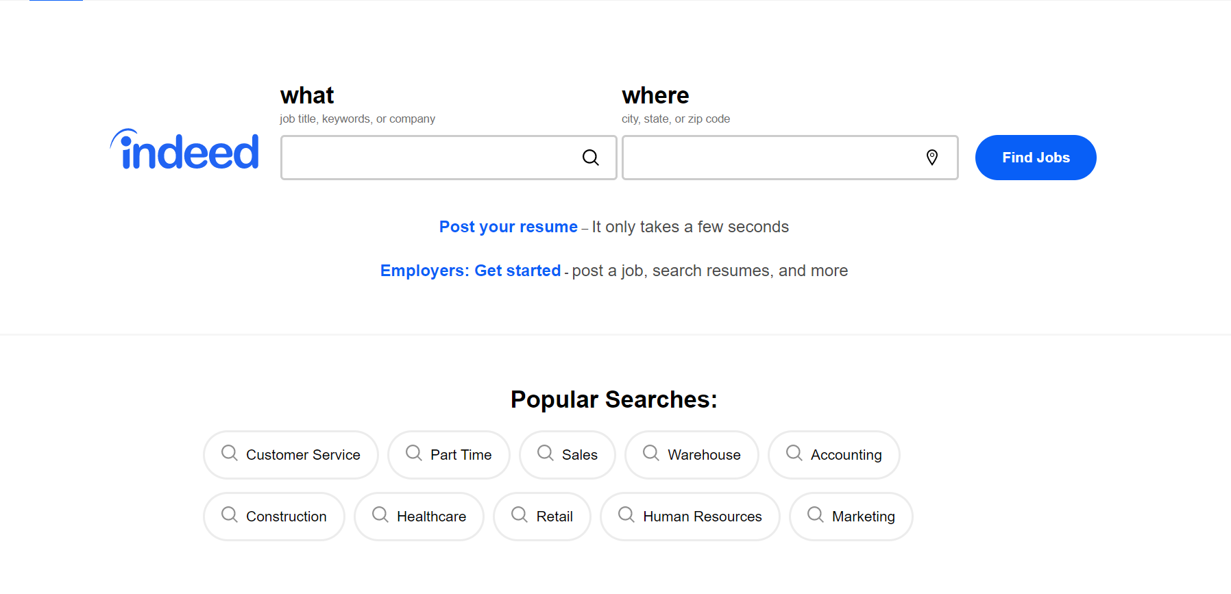 indeed job search