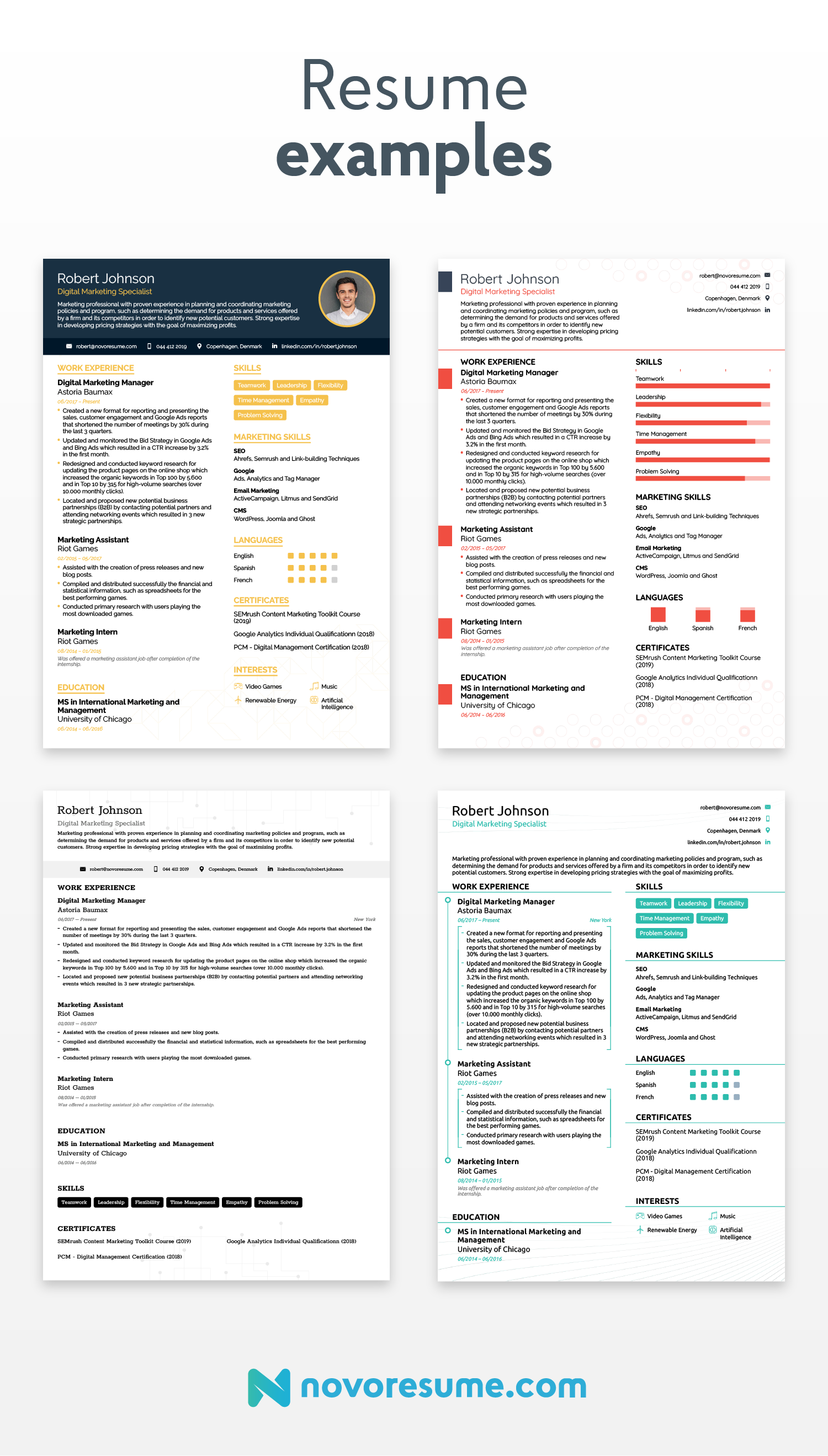 resume examples for students